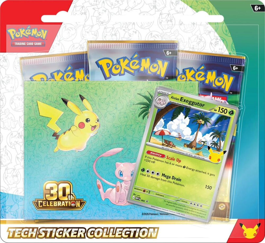 30th Celebration Tech Sticker Collection | Alolan Exeggutor