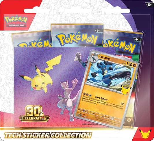 30th Celebration Tech Sticker Collection | Lucario