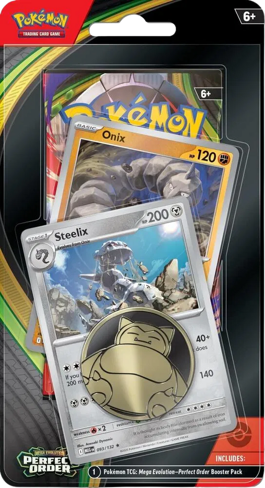 Pokemon ME3 Mega Evolution Perfect Order Checklane Blister | Steelix