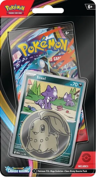 Pokemon ME4 Mega Evolution Chaos Rising Checklane Blister | Toxel